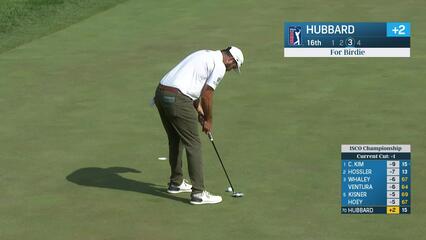 Mark Hubbard knocks in birdie putt at ISCO Championship