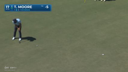 Taylor Moore pours in 16-foot breaking birdie putt at Cognizant Classic