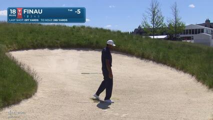 Tony Finau's 114-yard approach sets up birdie on No. 18 at RBC Canadian