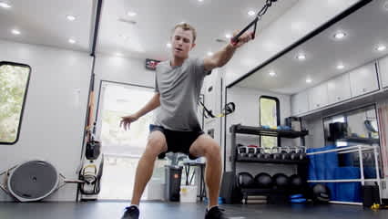 Trevor Werbylo's pre-round training routine