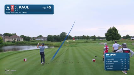 Jeremy Paul nearly aces No. 4, sets up birdie at 3M Open