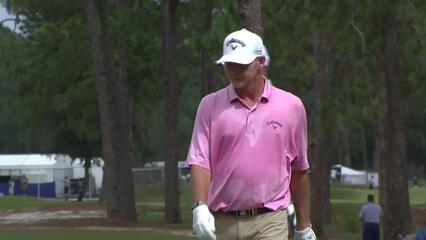 Tommy Gainey makes par putt on No. 5 at Constellation FURYK & FRIENDS