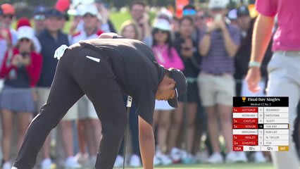Jackson Koivun makes birdie on No. 15 at Sunday Singles