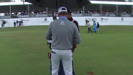 Justin Leonard makes birdie on No. 18 at Simmons Bank Championship