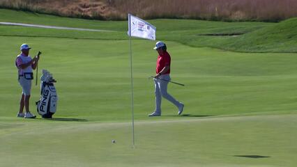 Neal Shipley makes birdie on No. 11 at Korn Ferry Tour Champ