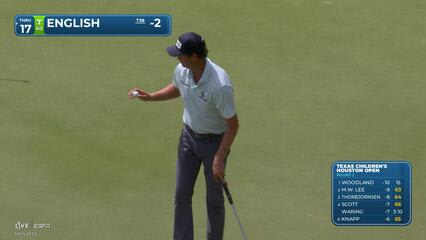 Harris English pours in 8-foot birdie putt on No. 8 at Texas Children's