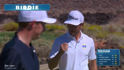 Michael Brennan's 150-yard approach sets up birdie on No. 2 at Bank of Utah