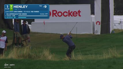 Russell Henley sinks 23-foot birdie putt on No. 1 at Rocket Classic