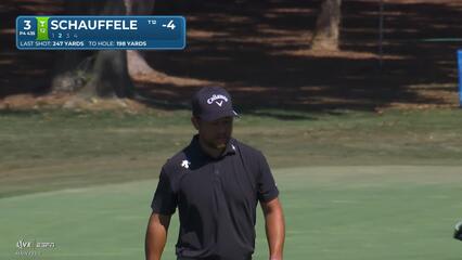 Xander Schauffele hits 196-yard approach to 8 feet, sets up birdie on No. 3 at Valspar