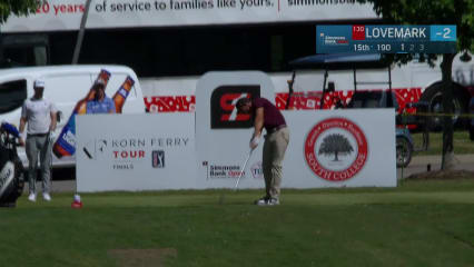 Jamie Lovemark hunts flagstick and birdies at Simmons Bank Open