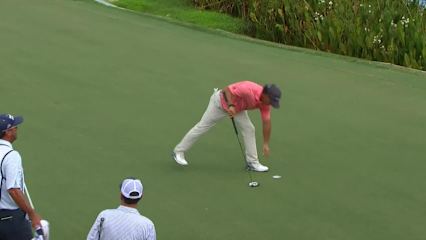 Scott McCarron rolls in closing birdie at TimberTech Champ