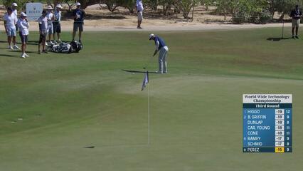 Victor Perez makes birdie on No. 10 at World Wide Technology
