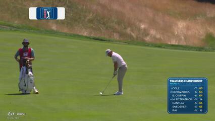 Alex Fitzpatrick's 133-yard approach sets up birdie on No. 18 at Travelers