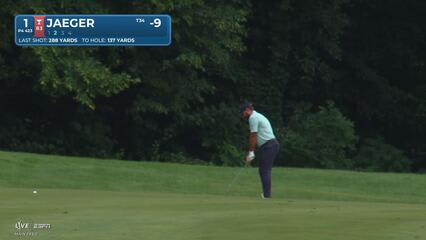 Stephan Jaeger's 133-yard approach sets up birdie on No. 1 at John Deere