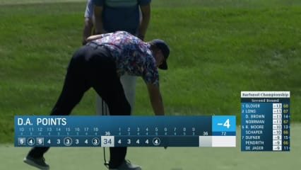 D.A. Points makes birdie on No. 5 at Barbasol