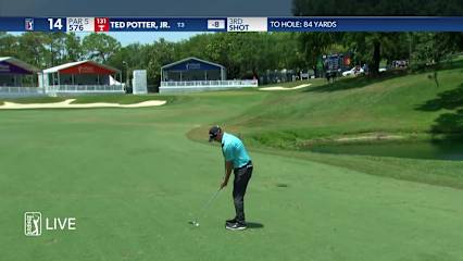 Ted Potter, Jr. hits solid wedge to set up birdie at Valspar