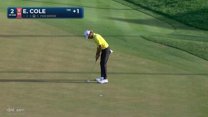 Eric Cole makes 6-foot birdie putt on No. 2 at THE PLAYERS