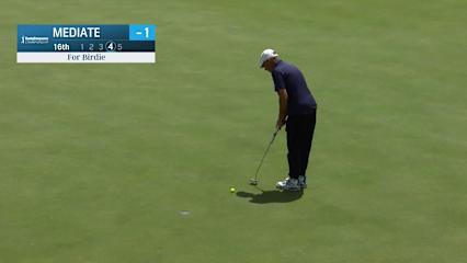 Rocco Mediate slides in putt for birdie at Kaulig Co. Championship