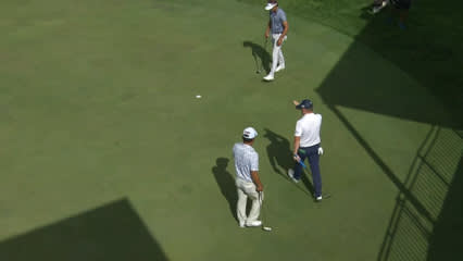 Shad Tuten sinks nice putt for birdie at Albertsons Boise Open
