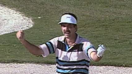 David Frost holes bunker shot to win 1990 USF&G Classic in New Orleans
