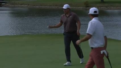 Norman Xiong nearly aces on No. 8 at Nationwide Children's