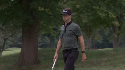Trevor Cone dials in approach setting up birdie at Simmons Bank Open