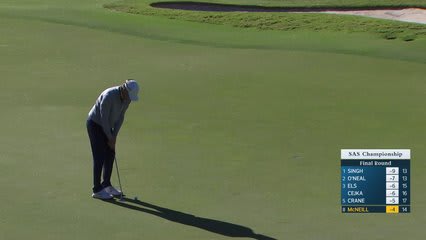 George McNeill makes birdie on No. 15 at SAS Championship