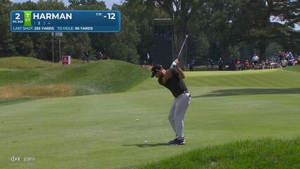 Brian Harman's 97-yard approach sets up birdie on No. 2 at Travelers