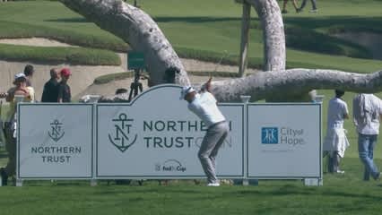 Rhein Gibson nearly makes an ace at Northern Trust Open