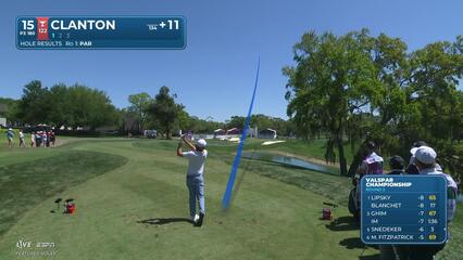 Luke Clanton hits 178-yard drive to 8 feet, sets up birdie on No. 15 at Valspar