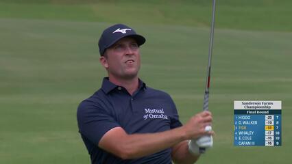 Steven Fisk hits 136-yard approach to 12 feet, sets up birdie on No. 8 at Sanderson Farms