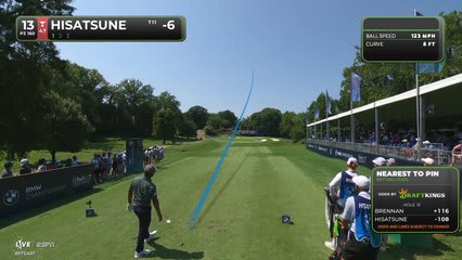 Ryo Hisatsune sinks 63-foot birdie putt on No. 13 at BMW Championship