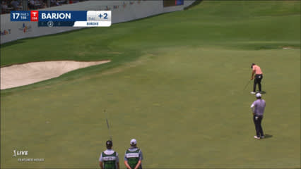 Paul Barjon sinks a 36-foot birdie putt at CJ CUP Byron Nelson