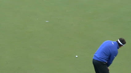 Gonzalo Fernandez-Castano's long birdie effort at CareerBuilder
