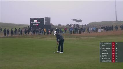 Min Woo Lee taps in for birdie on No. 7 at Genesis Scottish Open