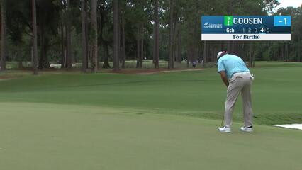 Retief Goosen makes birdie putt, moves to two under at Constellation FURYK & FRIENDS