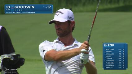 Noah Goodwin makes birdie on No. 10 at 3M Open