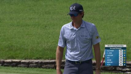 Adam Schenk sinks 29-foot birdie putt on No. 1 at ISCO Championship