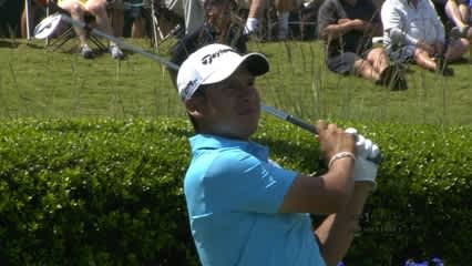 Andres Romero’s tee shot yields birdie at THE PLAYERS