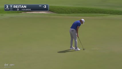 Kristoffer Reitan's 105-yard approach sets up birdie on No. 3 at TOUR Championship