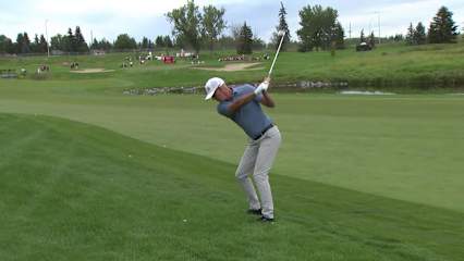 Richard Green makes birdie putt on No. 15 at Rogers Charity Classic