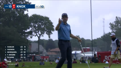 Russell Knox makes birdie at Rocket Mortgage