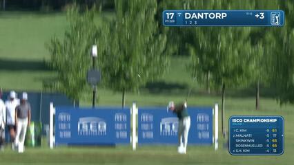 Jens Dantorp makes birdie on No. 17 at ISCO Championship