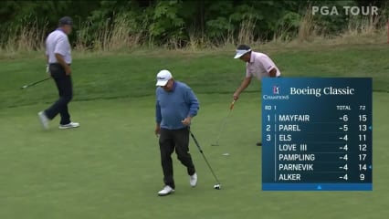 Billy Mayfair makes birdie on No. 15 at Boeing Classic