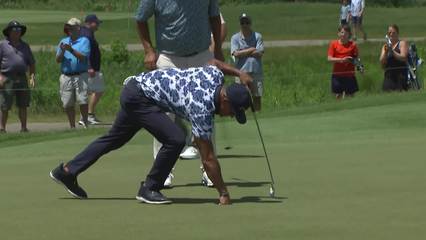 Team Sabbatini/Gay makes eagle putt on No. 7 at American Family Insurance Championship