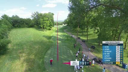 Aldrich Potgieter makes impressive eagle at John Deere