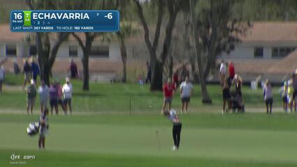 Nico Echavarria hits 177-yard approach to 16 feet, sets up birdie on No. 16 at Cognizant Classic