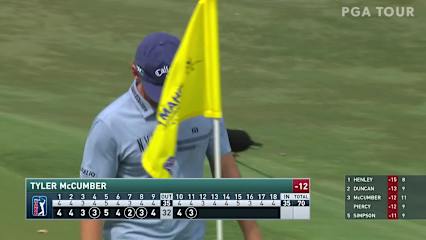 Tyler McCumber's 53-foot birdie putt at Wyndham