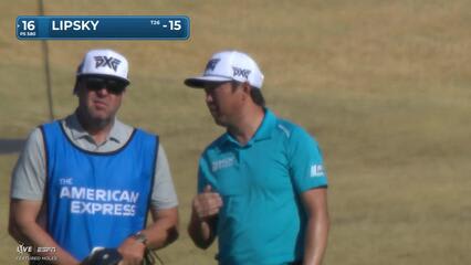David Lipsky makes birdie on No. 16 at The American Express