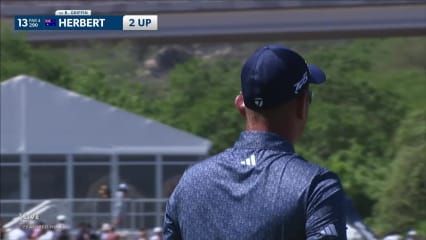 Lucas Herbert makes birdie on No. 13 at WGC-Dell Match Play